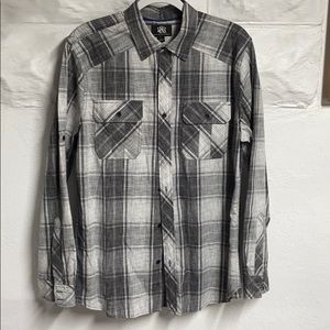Never worn Rock & Republic plaid button down